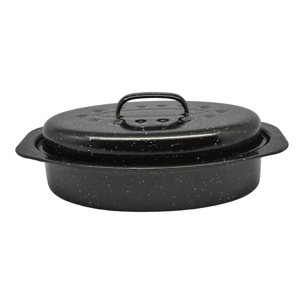 ΓΑΣΤΡΑ ΟΒΑΛ ΕΜΑΓΙΕ ΜΕ ΣΧΑΡΑ 33x22x14εκ. ΜΑΥΡΟ ΧΡΩΜΑ  - Ankor 832101