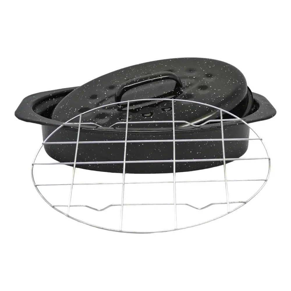 ΓΑΣΤΡΑ ΟΒΑΛ ΕΜΑΓΙΕ ΜΕ ΣΧΑΡΑ 33x22x14εκ. ΜΑΥΡΟ ΧΡΩΜΑ  - Ankor 832101