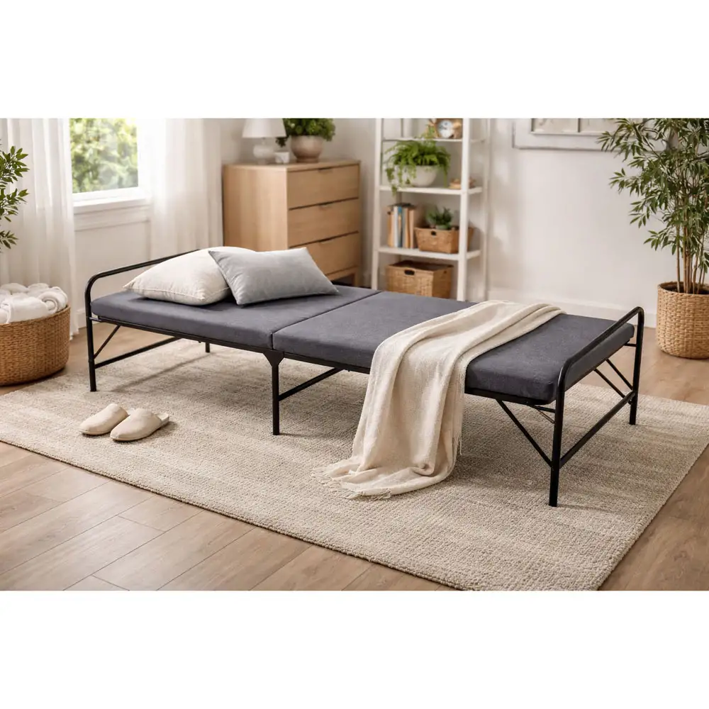 ΚΡΕΒΑΤΙ ΠΤΥΣΣΟΜΕΝΟ ΜΕΤΑΛΛΙΚΟ 70x190εκ.ΜΕ ΣΤΡΩΜΑ 5εκ.  - Ankor 832408