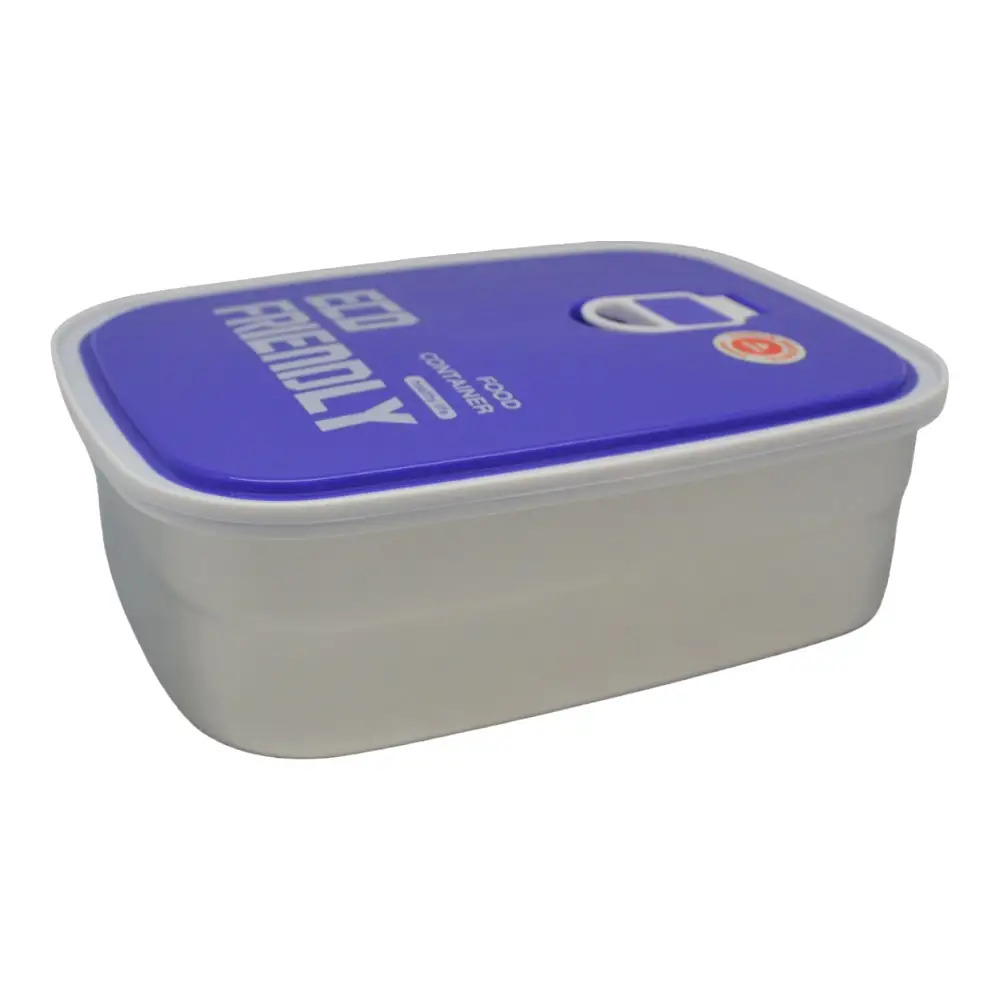 ΦΑΓΗΤΟΔΟΧΕΙΟ INOX ΜΕ ΜΩΒ ΠΛΑΣΤΙΚΟ ΚΑΠΑΚΙ 1,10lt  - Ankor 834129