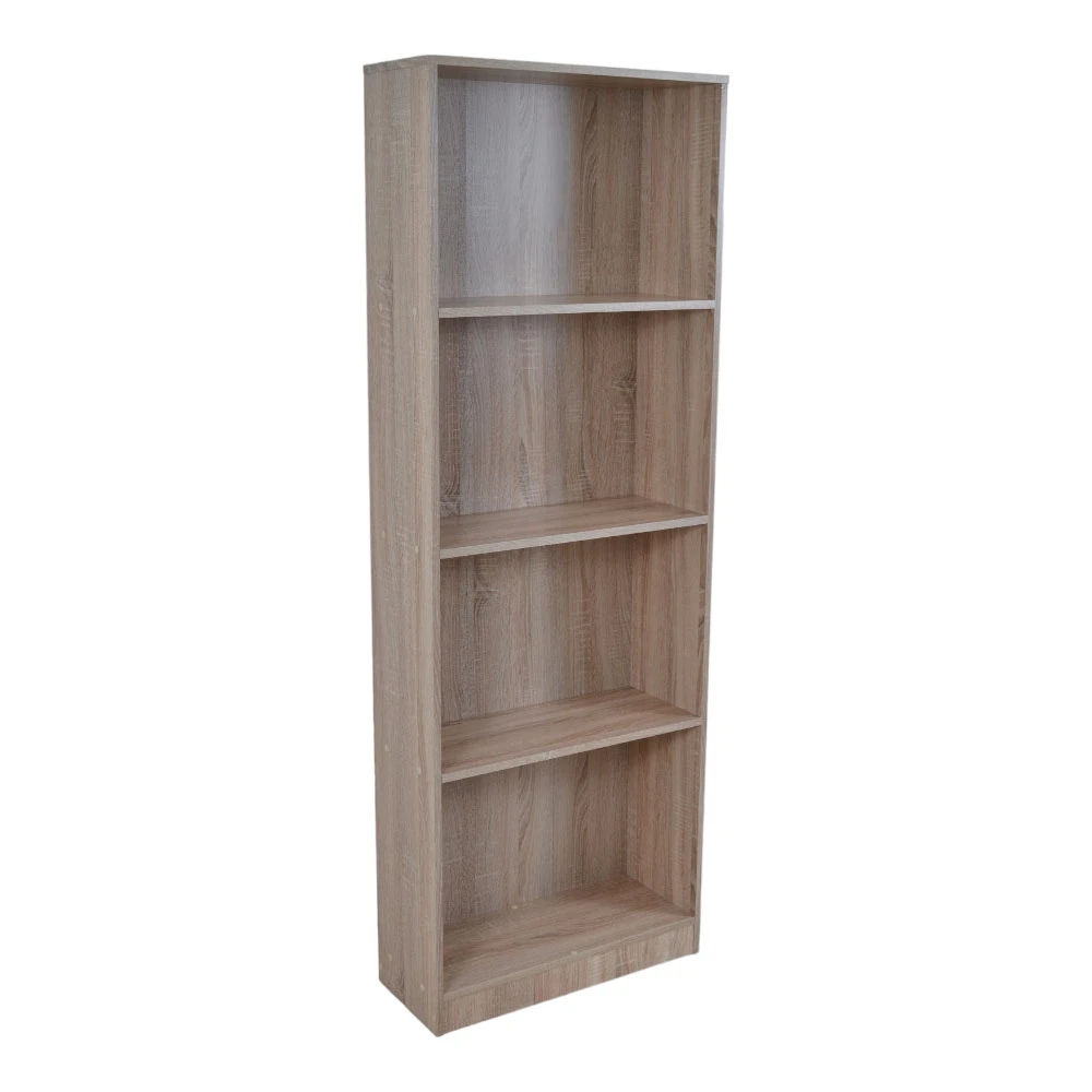 ΡΑΦΙΕΡΑ ΞΥΛΙΝΗ ΜΕ 4 ΡΑΦΙΑ 60x24x170εκ. - Ankor 834303