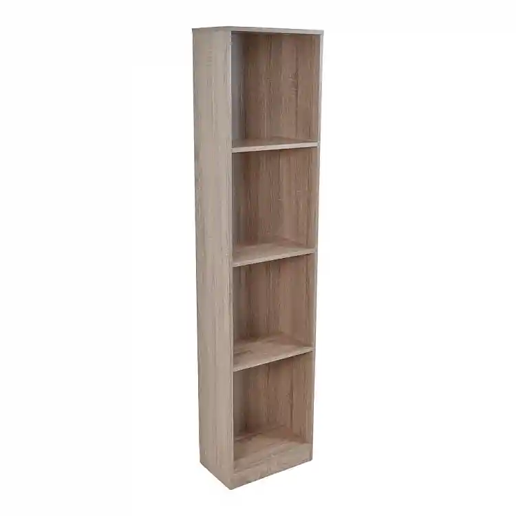 ΡΑΦΙΕΡΑ ΞΥΛΙΝΗ ΜΕ 4 ΡΑΦΙΑ 40x24x170εκ. - Ankor 834310