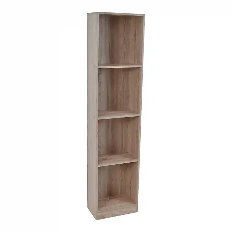 ΡΑΦΙΕΡΑ ΞΥΛΙΝΗ ΜΕ 4 ΡΑΦΙΑ 40x24x170εκ. - Ankor 834310