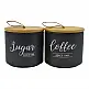 ΣΕΤ 2 ΒΑΖΑ ΚΕΡΑΜΙΚΑ ΜΑΥΡΑ Sugar Coffee ΜΕ ΜΠΑΜΠΟΥ ΚΑΠΑΚΙ 10,4x10,4x10εκ. - Ankor 835805 ΣΕΤ 2 ΒΑΖΑ ΚΕΡΑΜΙΚΑ ΜΑΥΡΑ Sugar Coffee ΜΕ ΜΠΑΜΠΟΥ ΚΑΠΑΚΙ 10,4x10,4x10εκ. - Ankor 835805