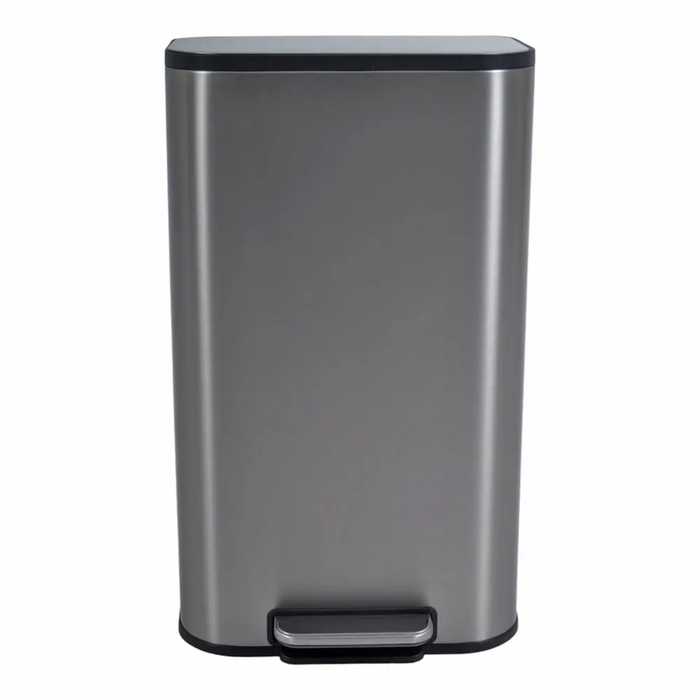 ΚΑΔΟΣ ΑΠΟΡΡΙΜΑΤΩΝ SOUL 30L SOFT CLOSE FINGER PRINT PROOF INOX ΜΑΤ  - Ankor 837519