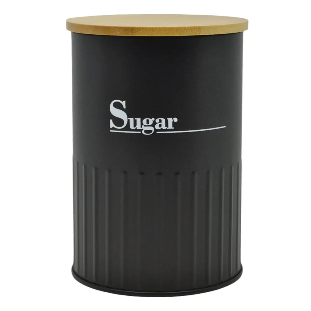 ΒΑΖΟ ΜΕΤΑΛΛΙΚΟ ΜΑΥΡΟ Sugar ΜΕ ΜΠΑΜΠΟΥ ΚΑΠΑΚΙ 9,5x9,5x13εκ. - Ankor 837717