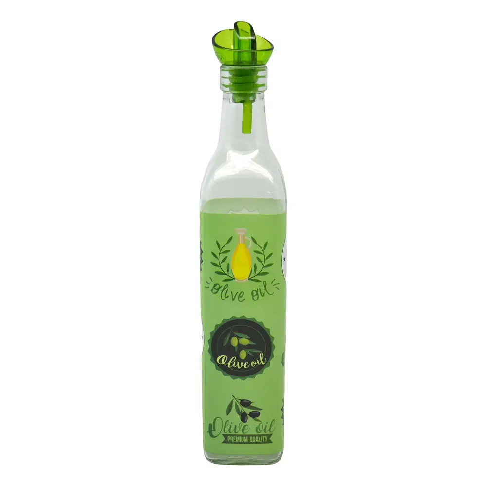 ΣΕΤ 6 ΓΥΑΛΙΝΑ ΜΠΟΥΚΑΛΙΑ ΛΑΔΙΟΥ 0,5lt  ΜΕ ΣΤΟΜΙΟ ΡΟΗΣ  - Ankor 838455