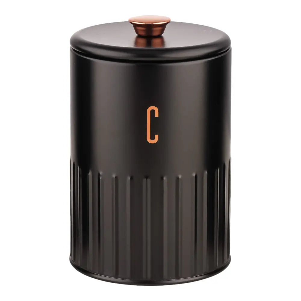 ΒΑΖΟ ΜΕΤΑΛΛΙΚΟ ΜΑΥΡΟ Coffee ΜΕ ROSE GOLD ΛΕΠΤΟΜΕΡΕΙΕΣ 11x11x17,2εκ. - Ankor 838561