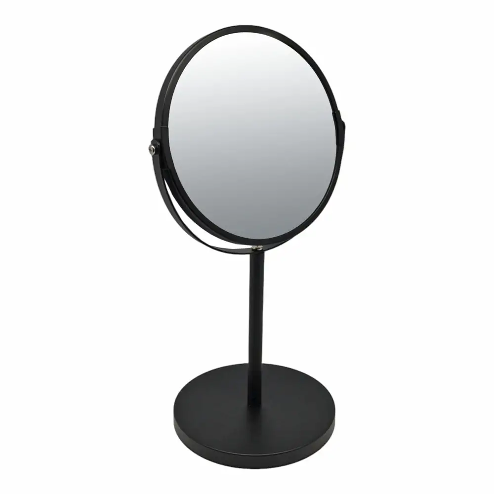 ΚΑΘΡΕΦΤΗΣ ΕΠΙΤΡΑΠΕΖΙΟΣ ΜΕΤΑΛΛΙΚΟΣ ΔΙΠΛΟΣ ΣΕ ΜΑΥΡΟ ΧΡΩΜΑ 18,5x15x34,5εκ  - Ankor 841394