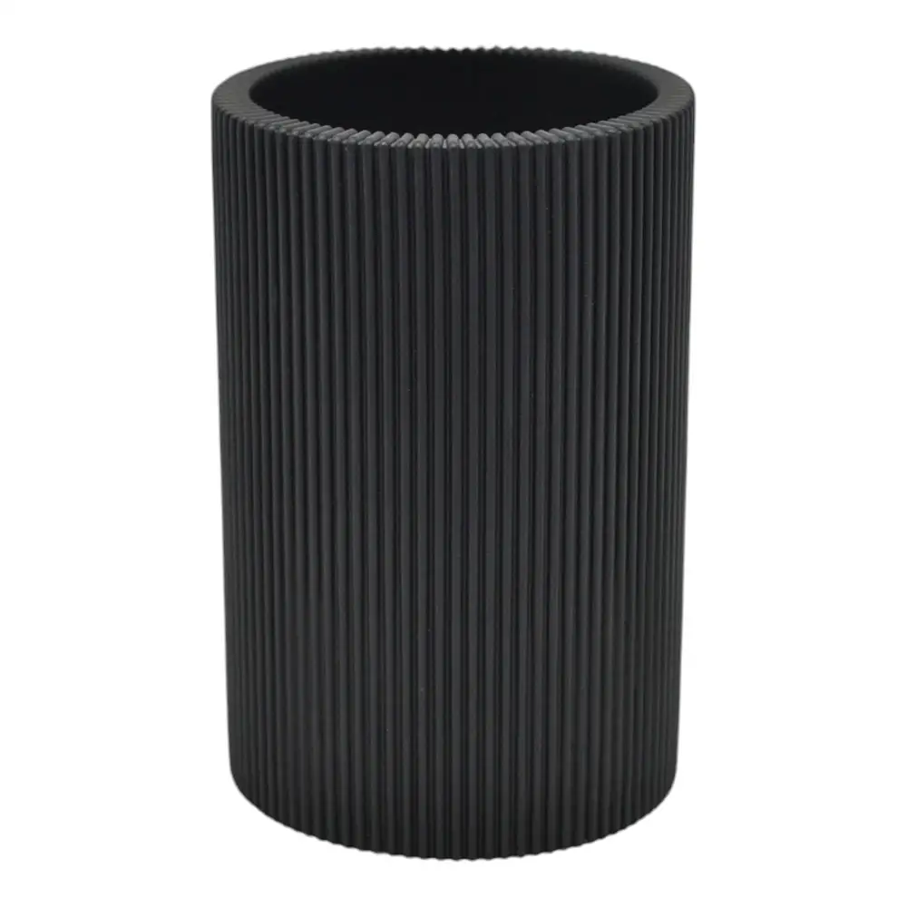 ΠΟΤΗΡΟΘΗΚΗ ΠΟΛΥΕΣΤΕΡΙΚΗ ΡΙΓΕ ΣΕ ΜΑΥΡΟ ΜΑΤ ΧΡΩΜΑ  7,5x7,7x11,7εκ. - Ankor 841592