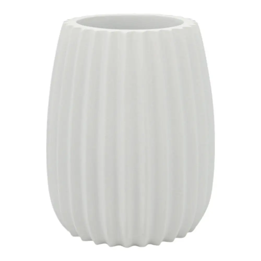 ΠΟΤΗΡΟΘΗΚΗ ΠΟΛΥΕΣΤΕΡΙΚΗ ΡΙΓΕ ΣΕ ΑΣΠΡΟ ΜΑΤ ΧΡΩΜΑ 6,6x6,6x9,5εκ. - Ankor 841653