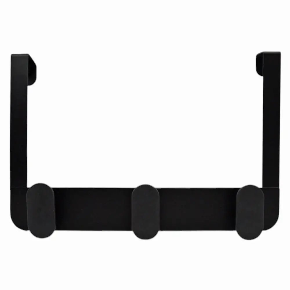 ΚΡΕΜΑΣΤΡΑ ΠΟΡΤΑΣ 3 ΘΕΣΕΩΝ ΜΕΤΑΛΛΙΚΗ ΣΕ ΜΑΥΡΟ MAT ΧΡΩΜΑ 30x3x20εκ.  - Ankor 841738