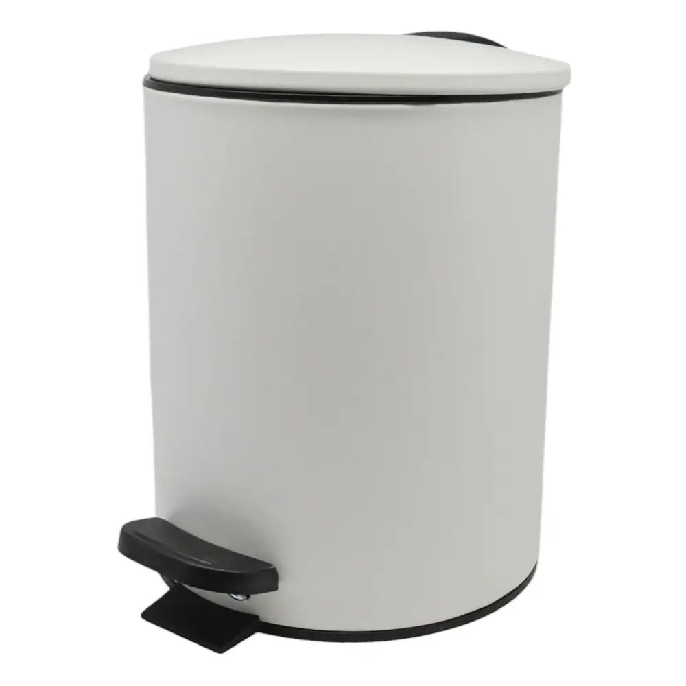 ΚΑΛΑΘΙ ΜΠΑΝΙΟΥ 5lt INOX ΑΣΠΡΟ ΜΑΤ SOFT CLOSE  - Ankor 842803