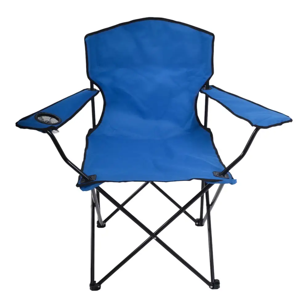 ΚΑΡΕΚΛΑ CAMPING ΒΑΡΕΩΣ ΤΥΠΟΥ ΠΤΥΣΣΟΜΕΝΗ ΣΕ ΜΠΛΕ ΧΡΩΜΑ 93x55x94εκ. - Ankor 843114