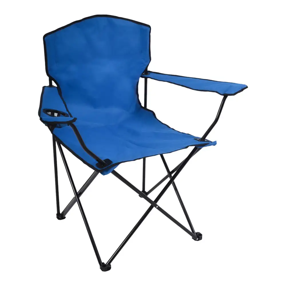 ΚΑΡΕΚΛΑ CAMPING ΒΑΡΕΩΣ ΤΥΠΟΥ ΠΤΥΣΣΟΜΕΝΗ ΣΕ ΜΠΛΕ ΧΡΩΜΑ 93x55x94εκ. - Ankor 843114