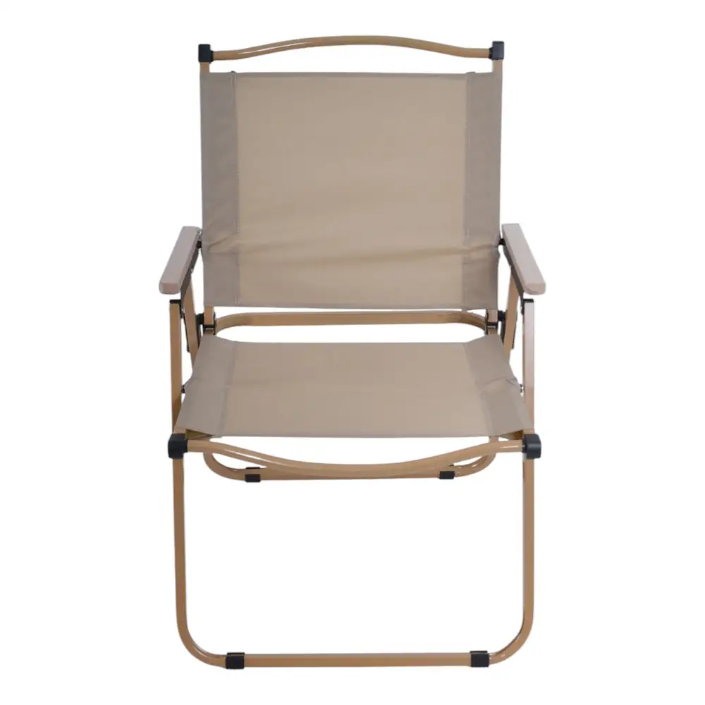 ΚΑΡΕΚΛΑ ΜΕΤΑΛΛΙΚΗ ΠΤΥΣΣΟΜΕΝΗ ΣΕ ΜΠΕΖ ΧΡΩΜΑ 53x52x74εκ. - Ankor 843138