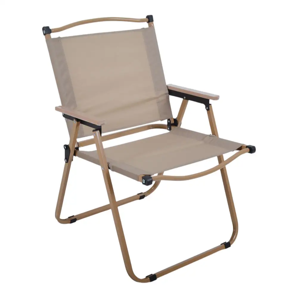 ΚΑΡΕΚΛΑ ΜΕΤΑΛΛΙΚΗ ΠΤΥΣΣΟΜΕΝΗ ΣΕ ΜΠΕΖ ΧΡΩΜΑ 53x52x74εκ. - Ankor 843138