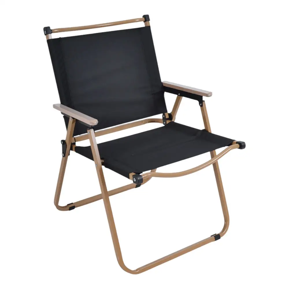 ΚΑΡΕΚΛΑ ΜΕΤΑΛΛΙΚΗ ΠΤΥΣΣΟΜΕΝΗ ΣΕ ΜΠΕΖ ΚΑΙ ΜΑΥΡΟ ΧΡΩΜΑ 53x52x74εκ. - Ankor 843145