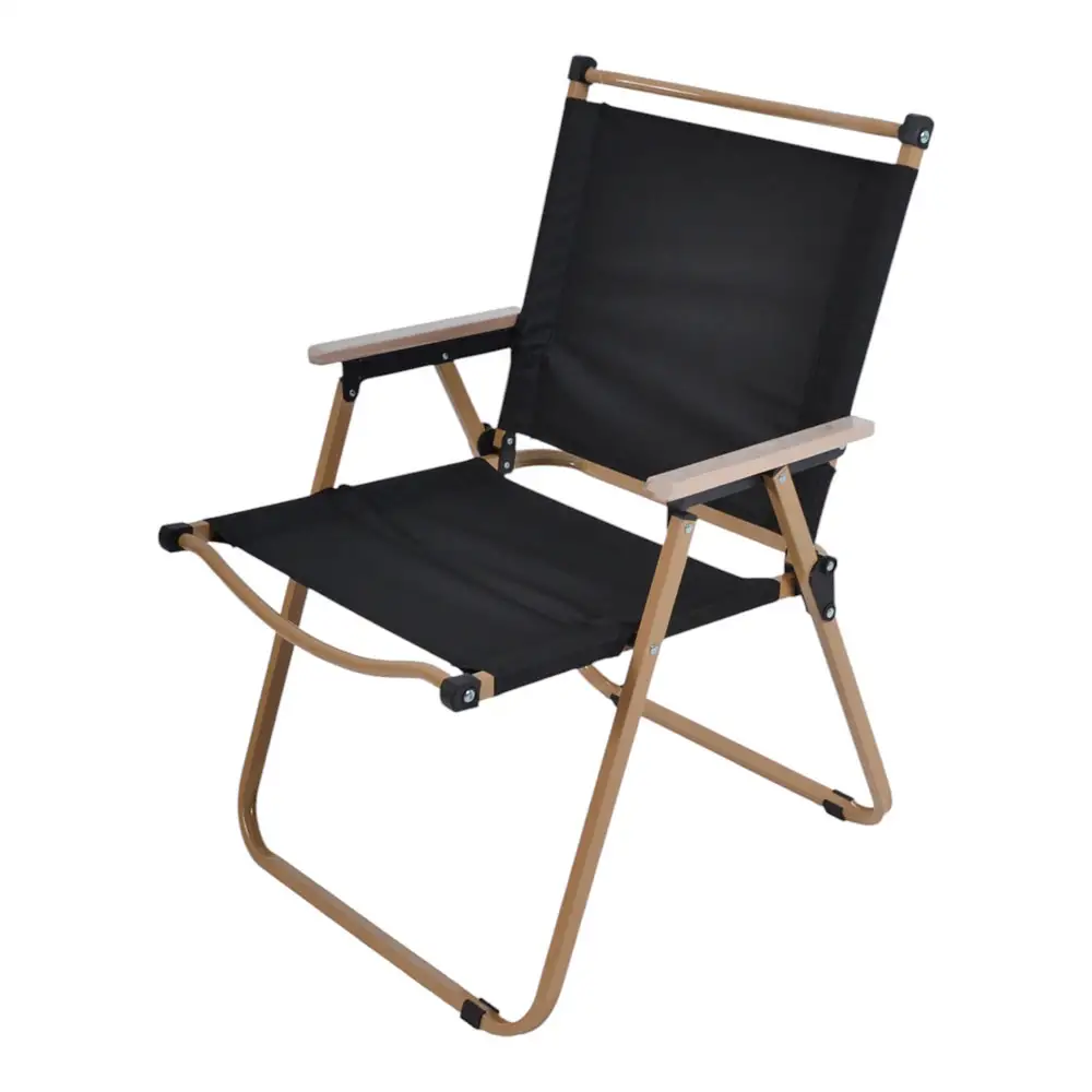 ΚΑΡΕΚΛΑ ΜΕΤΑΛΛΙΚΗ ΠΤΥΣΣΟΜΕΝΗ ΣΕ ΜΠΕΖ ΚΑΙ ΜΑΥΡΟ ΧΡΩΜΑ 53x52x74εκ. - Ankor 843145