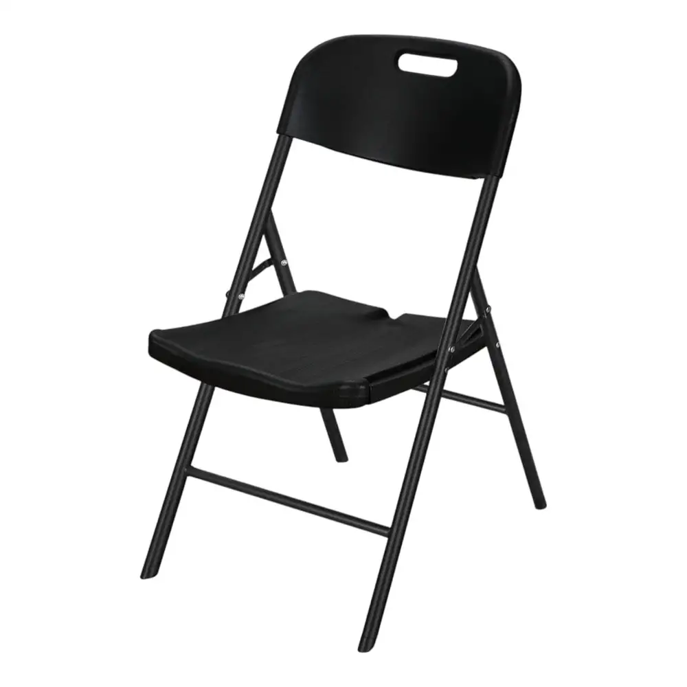 ΚΑΡΕΚΛΑ ΠΛΑΣΤΙΚΗ ΜΑΥΡΗ ΜΕ ΟΨΗ ΞΥΛΟΥ ΚΑΙ ΑΝΑΔΙΠΛΟΥΜΕΝΑ ΜΕΤΑΛΛΙΚΑ ΠΟΔΙΑ 51x47,5x86εκ. - Ankor 843480