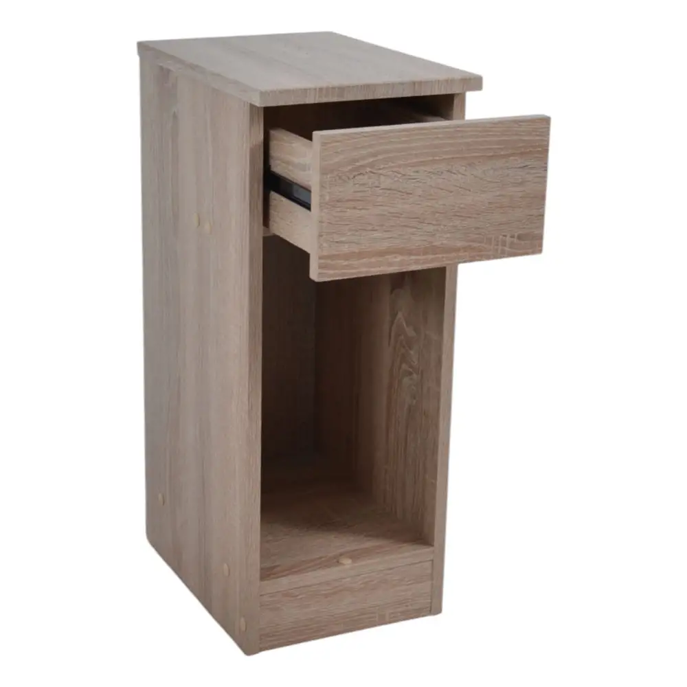 ΚΟΜΟΔΙΝΟ ΞΥΛΙΝΟ ΜΕ ΕΝΑ ΣΥΡΤΑΡΙ ΣΕ ΦΥΣΙΚΟ ΧΡΩΜΑ 24x33x60εκ.  - Ankor 845040