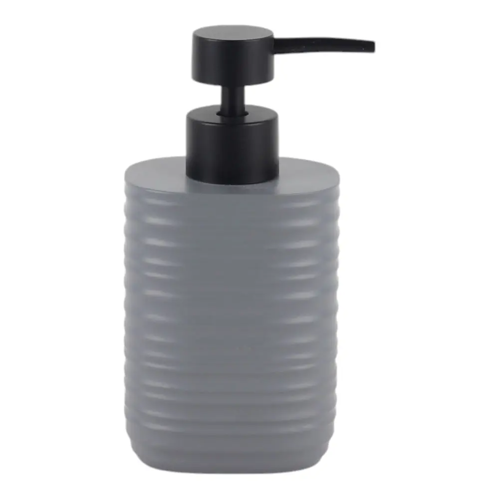 DISPENSER ΠΟΛΥΕΣΤΕΡΙΚΟ ΡΙΓΕ ΣΕ ΧΡΩΜΑ ΓΚΡΙ ΜΑΤ 8,1x8,1x16,9εκ. - Ankor 845163