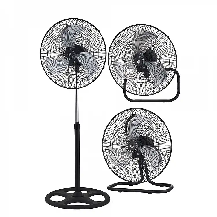 ΑΝΕΜΙΣΤΗΡΑΣ ΟΡΘΟΣΤΑΤΗΣ 3 ΣΕ 1 ΔΑΠΕΔΟΥ- ΕΠΙΤΡΑΠΕΖΙΟΣ-ΕΠΙΤΟΙΧΙΟΣ 75W ΜΑΥΡΟΣ  - Ankor Α-845323