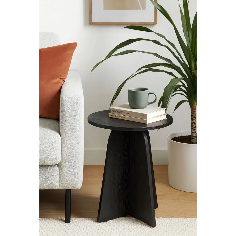 ΤΡΑΠΕΖΑΚΙ ΞΥΛΙΝΟ ΣΕ ΜΑΥΡΟ ΧΡΏΜΑ 40x40x50εκ.  - Ankor 846139