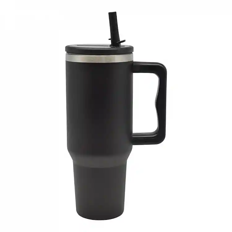 ΠΟΤΗΡΙ ΘΕΡΜΟΣ ΑΝΟΞΕΙΔΩΤΟ 1,2lt ΜΕ ΚΑΛΑΜΑΚΙ BLACK 9,8x26εκ.  - Ankor 847471