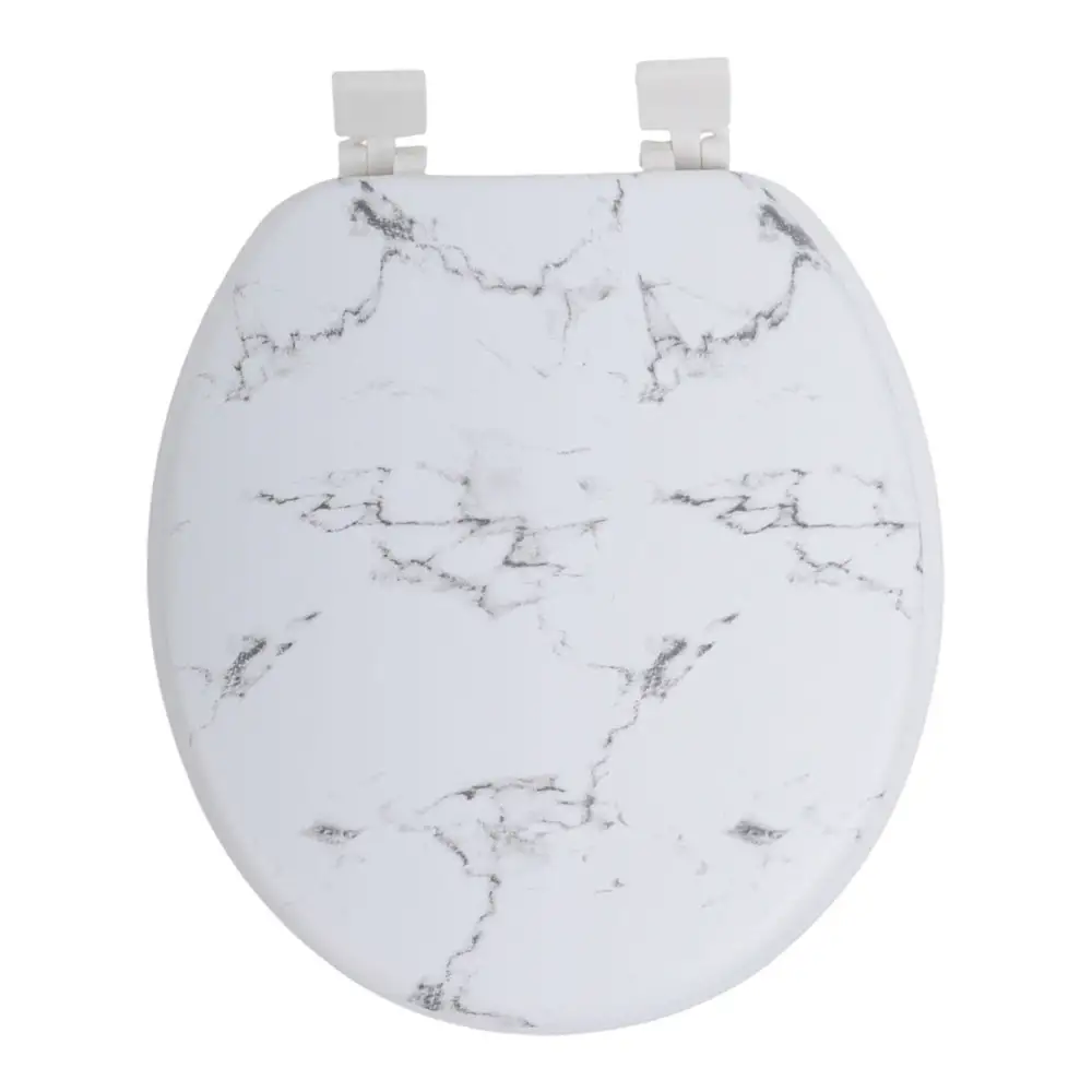 ΚΑΠΑΚΙ ΤΟΥΑΛΕΤΑΣ ΜΑΛΑΚΟ ΑΣΠΡΟ ΜΑΡΜΑΡΟ 26-36x39εκ.  - Ankor 848171