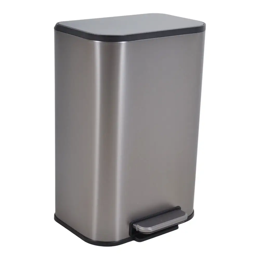 ΚΑΔΟΣ ΑΠΟΡΡΙΜΑΤΩΝ SOUL 12L SOFT CLOSE FINGER PRINT PROOF INOX ΜΑΤ  - Ankor 848218