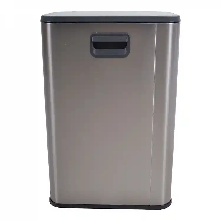 ΚΑΔΟΣ ΑΠΟΡΡΙΜΑΤΩΝ SOUL 12L SOFT CLOSE FINGER PRINT PROOF INOX ΜΑΤ  - Ankor 848218