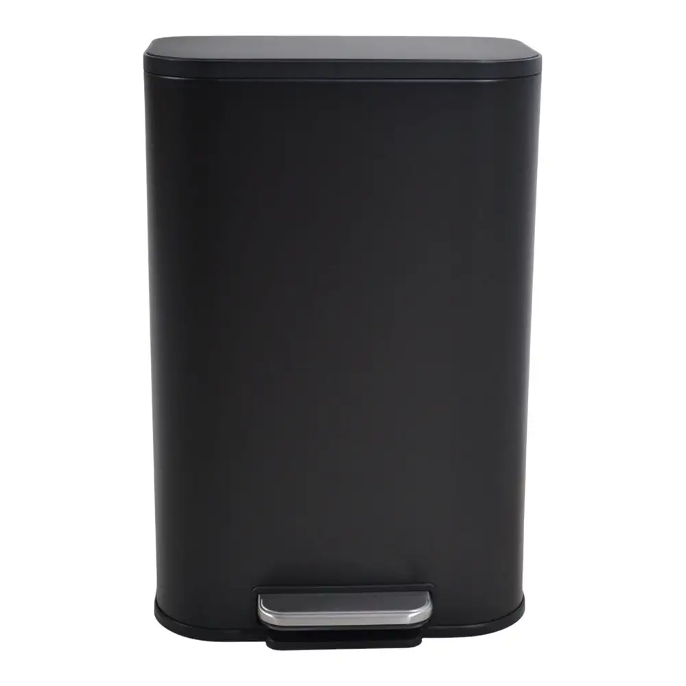 ΚΑΔΟΣ ΑΠΟΡΡΙΜΑΤΩΝ SOUL 12L SOFT CLOSE ΙΝΟΧ ΜΑΥΡΟ ΜΑΤ  - Ankor 848225