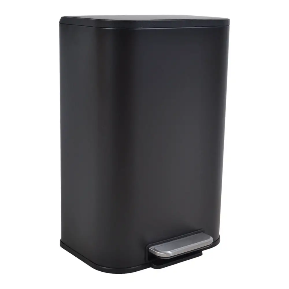 ΚΑΔΟΣ ΑΠΟΡΡΙΜΑΤΩΝ SOUL 12L SOFT CLOSE ΙΝΟΧ ΜΑΥΡΟ ΜΑΤ  - Ankor 848225