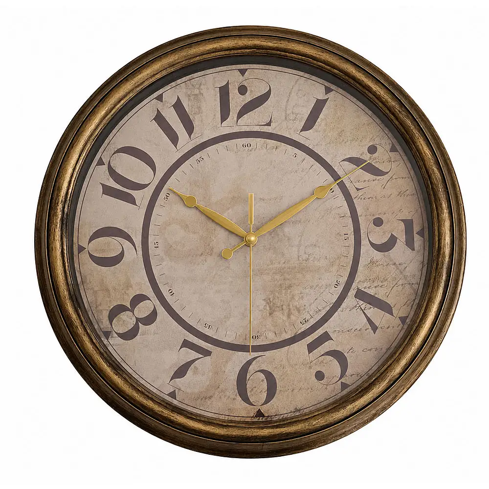ΡΟΛΟΙ ΤΟΙΧΟΥ ΠΛΑΣΤΙΚΟ ΣΕ ΧΡΥΣΟ VINTAGE ΧΡΩΜΑ 40,2x40,2x4,8εκ. - Ankor 848850
