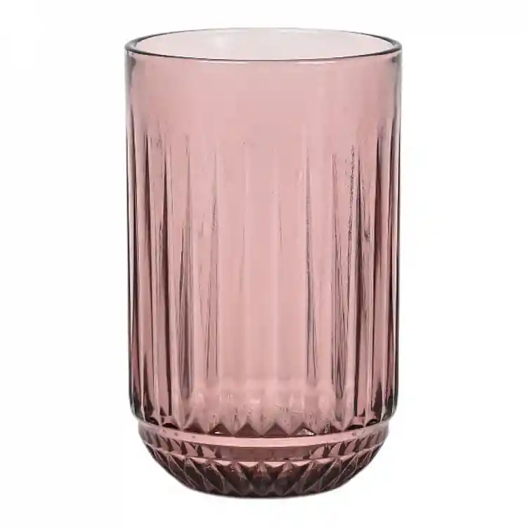 ΣΕΤ 6 ΤΜΧ ΠΟΤΗΡΙΑ ΓΥΑΛΙΝΑ 410ml ΣΕ ΜΩΒ ΧΡΩΜΑ  - Ankor 8492-03