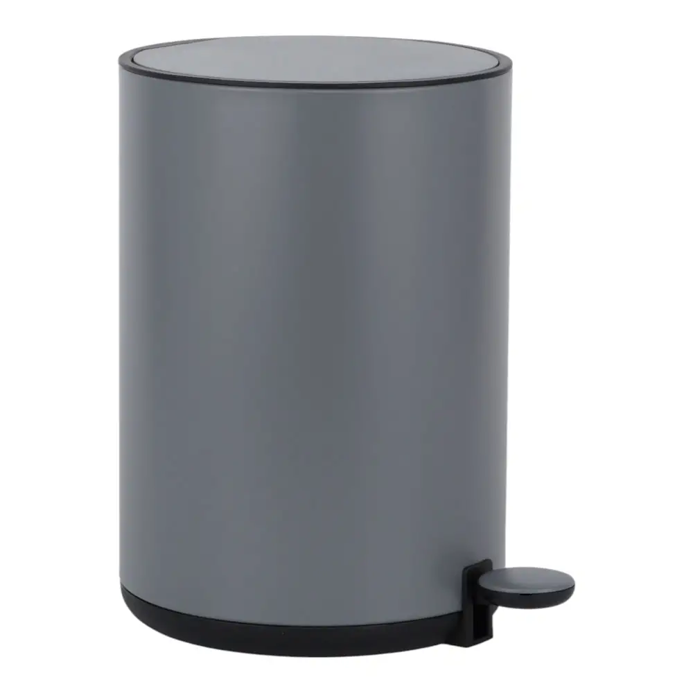 ΚΑΛΑΘΙ ΜΠΑΝΙΟΥ 5lt DUTCH LIFESTYLE ΜΕΤΑΛΛΙΚΟ SOFT CLOSE ΓΚΡΙ  ΜΑΤ  - Ankor 849475