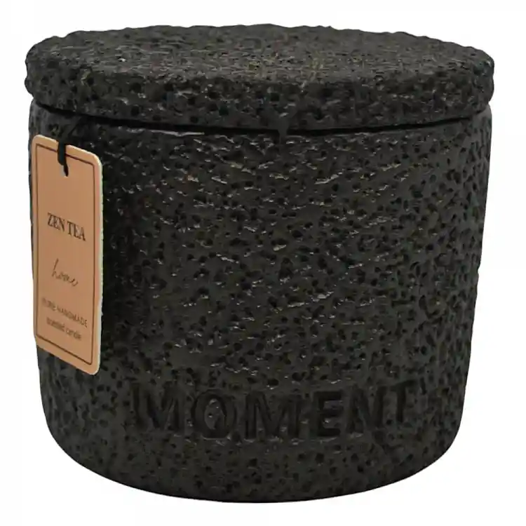 ΑΡΩΜΑΤΙΚΟ ΚΕΡΙ ZEN TEA ΣΕ ΤΣΙΜΕΝΤΕΝΙΟ ΔΟΧΕΙΟ ΜΕ ΚΑΠΑΚΙ 8,8x8,8x8,4εκ.  - Ankor 849543