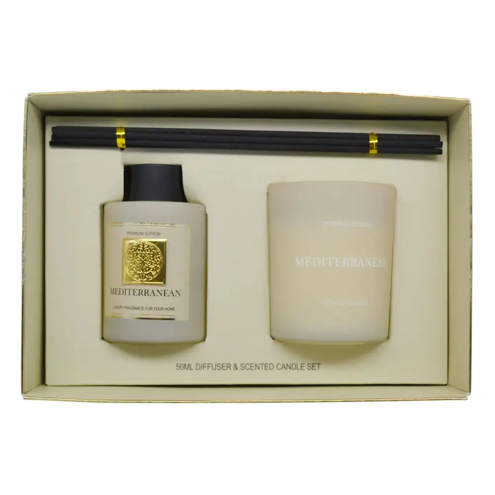 ΣΕΤ ΑΡΩΜΑΤΙΚΟΥ ΧΩΡΟΥ 50ml ΚΑΙ ΚΕΡΙΟΥ MEDITERRANEAN  - Ankor 849673