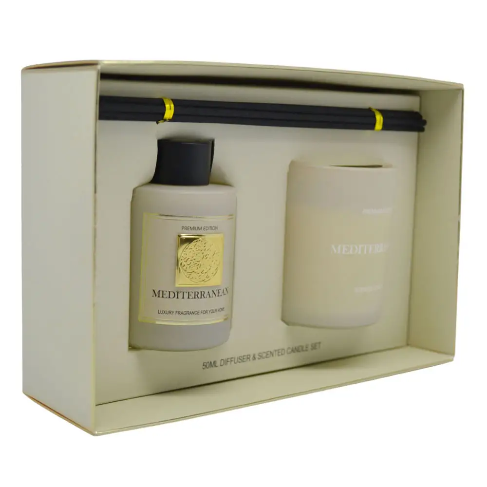 ΣΕΤ ΑΡΩΜΑΤΙΚΟΥ ΧΩΡΟΥ 50ml ΚΑΙ ΚΕΡΙΟΥ MEDITERRANEAN  - Ankor 849673