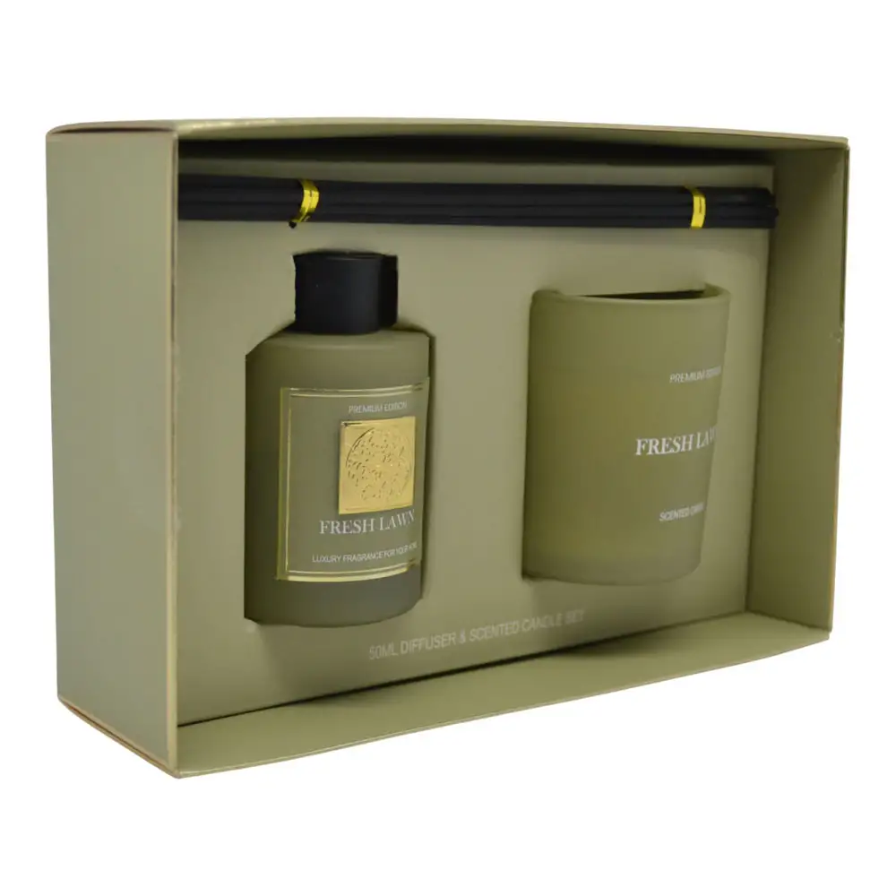ΣΕΤ ΑΡΩΜΑΤΙΚΟΥ ΧΩΡΟΥ 50ml ΚΑΙ ΚΕΡΙΟΥ FRESH LAWN  - Ankor 849697