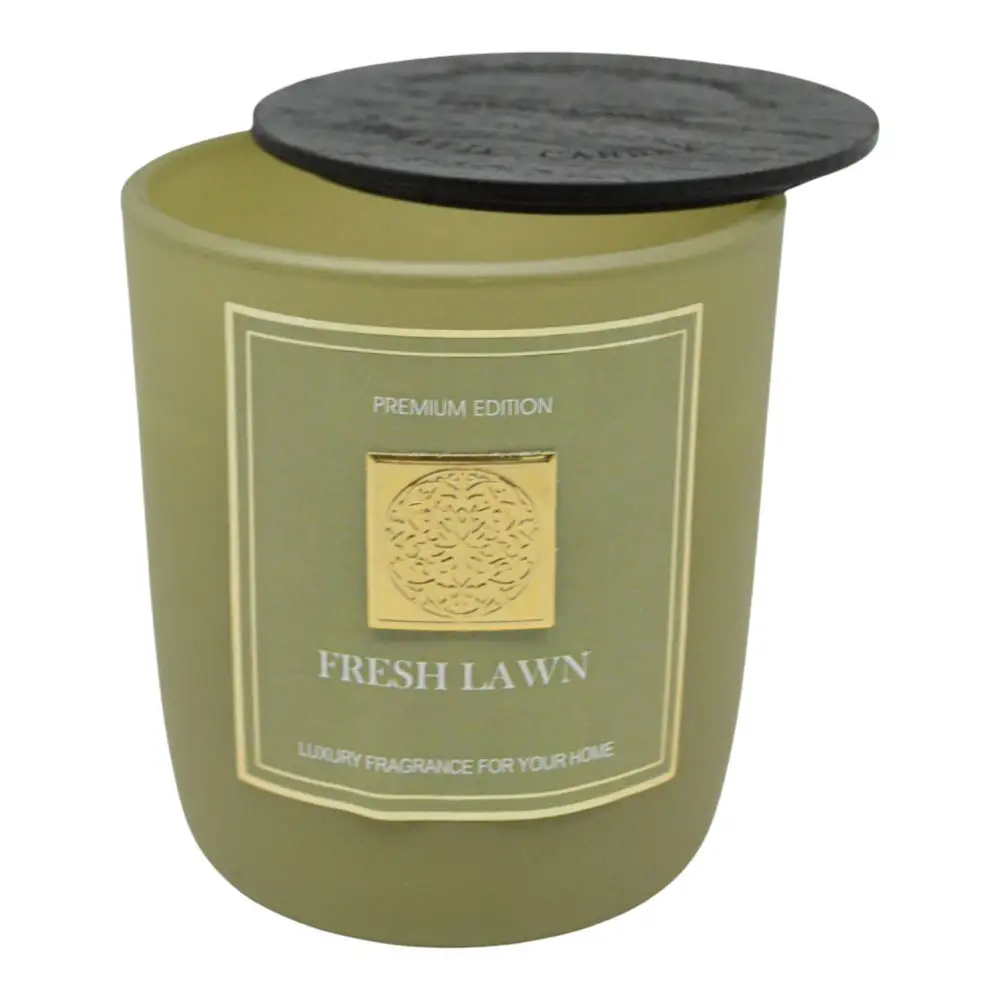 ΑΡΩΜΑΤΙΚΟ ΚΕΡΙ FRESH LAWN ΣΕ ΓΥΑΛΙΝΟ ΔΟΧΕΙΟ ΜΕ ΚΑΠΑΚΙ 8x8x9εκ.  - Ankor 849727