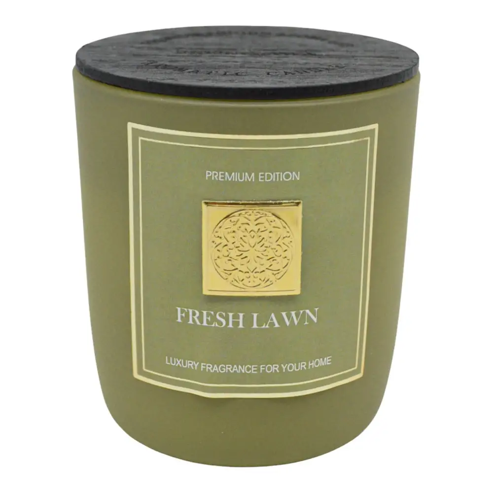 ΑΡΩΜΑΤΙΚΟ ΚΕΡΙ FRESH LAWN ΣΕ ΓΥΑΛΙΝΟ ΔΟΧΕΙΟ ΜΕ ΚΑΠΑΚΙ 8x8x9εκ.  - Ankor 849727