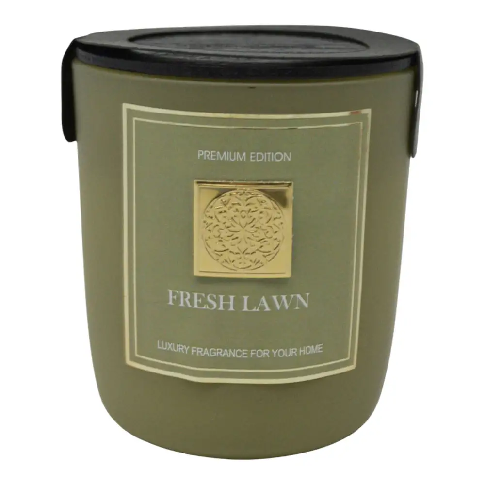 ΑΡΩΜΑΤΙΚΟ ΚΕΡΙ FRESH LAWN ΣΕ ΓΥΑΛΙΝΟ ΔΟΧΕΙΟ ΜΕ ΚΑΠΑΚΙ 8x8x9εκ.  - Ankor 849727