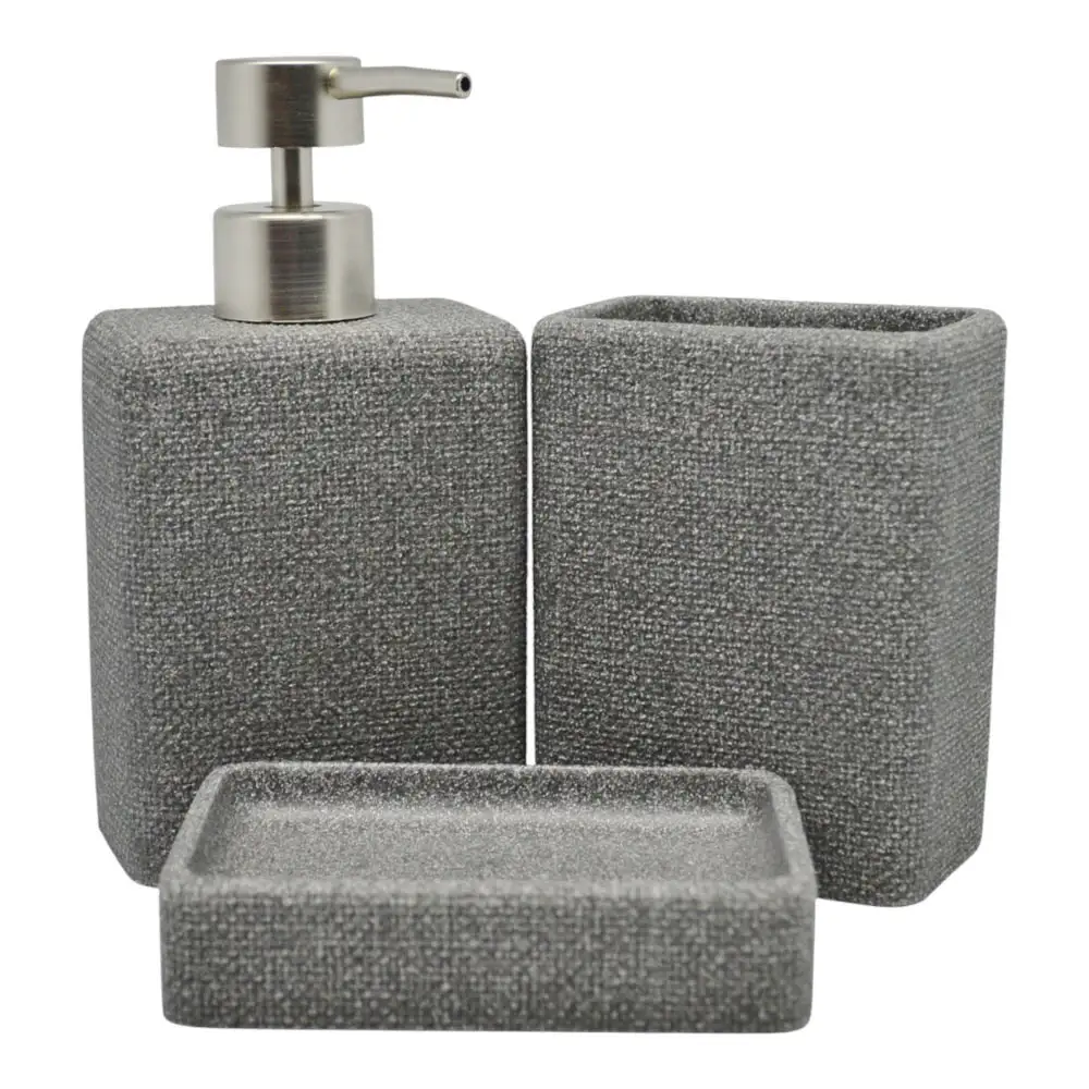 ΣΑΠΟΥΝΟΘΗΚΗ ΠΟΛΥΕΣΤΕΡΙΚΗ ΓΚΡΙ ΜΕ ΣΑΓΡΕ ΥΦΗ 11,8x8x2,7εκ. - Ankor 850099