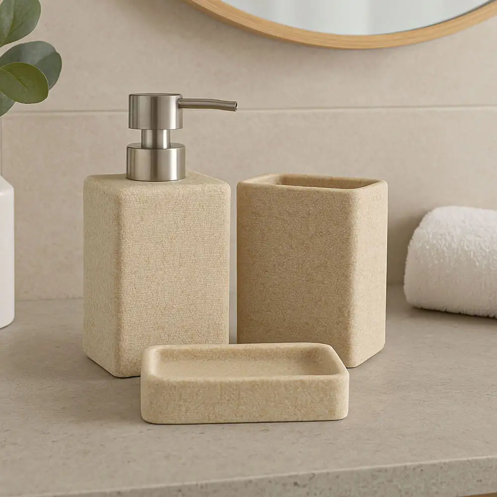 ΣΑΠΟΥΝΟΘΗΚΗ ΠΟΛΥΕΣΤΕΡΙΚΗ ΜΠΕΖ ΜΕ ΣΑΓΡΕ ΥΦΗ 11,8x8x2,7εκ. - Ankor 850129