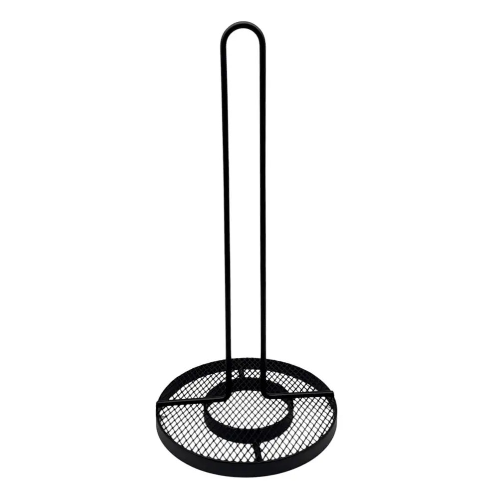 ΒΑΣΗ ΧΑΡΤΙΟΥ ΚΟΥΖΙΝΑΣ ΜΕΤΑΛΛΙΚΗ ΣΕ ΜΑΥΡΟ ΜΑΤ ΧΡΩΜΑ 15x15x31,3εκ. - Ankor 850198