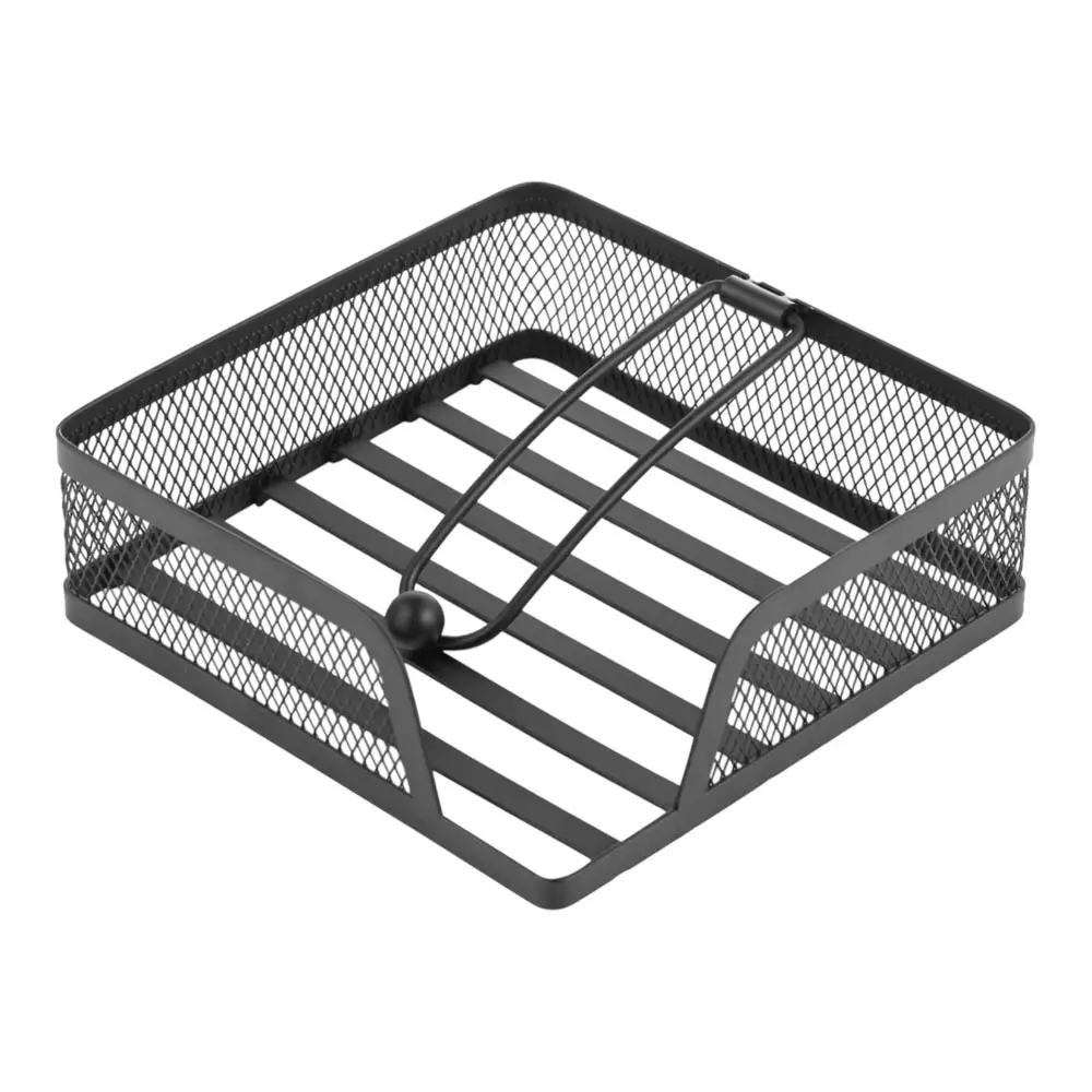 ΧΑΡΤΟΠΕΤΣΕΤΟΘΗΚΗ ΜΕΤΑΛΛΙΚΗ ΣΕ ΜΑΥΡΟ ΜΑΤ ΧΡΩΜΑ 18,4x18,2x5,7εκ. - Ankor 850211