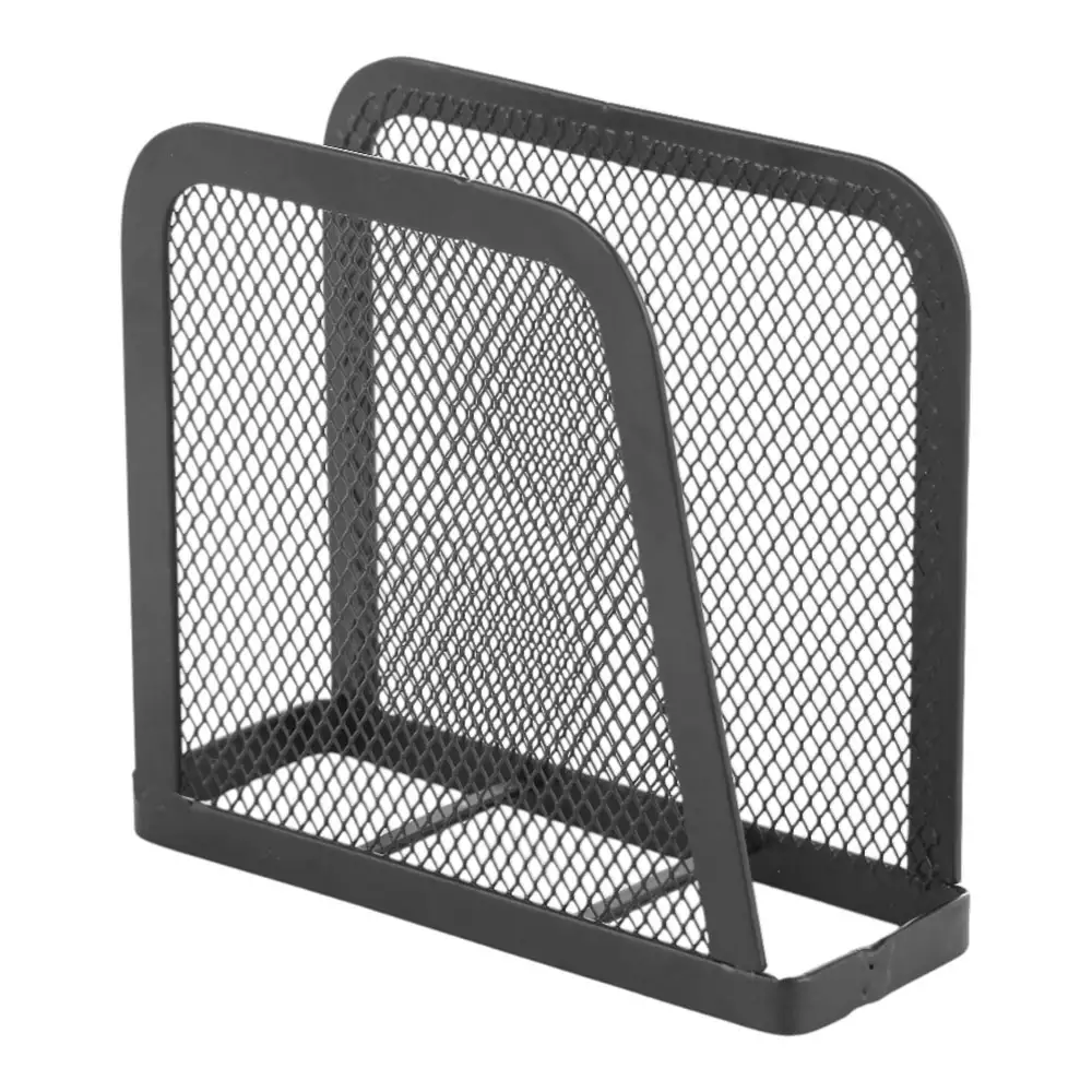 ΧΑΡΤΟΠΕΤΣΕΤΟΘΗΚΗ ΜΕΤΑΛΛΙΚΗ ΣΕ ΜΑΥΡΟ ΜΑΤ ΧΡΩΜΑ 14x5x13εκ. - Ankor 850228