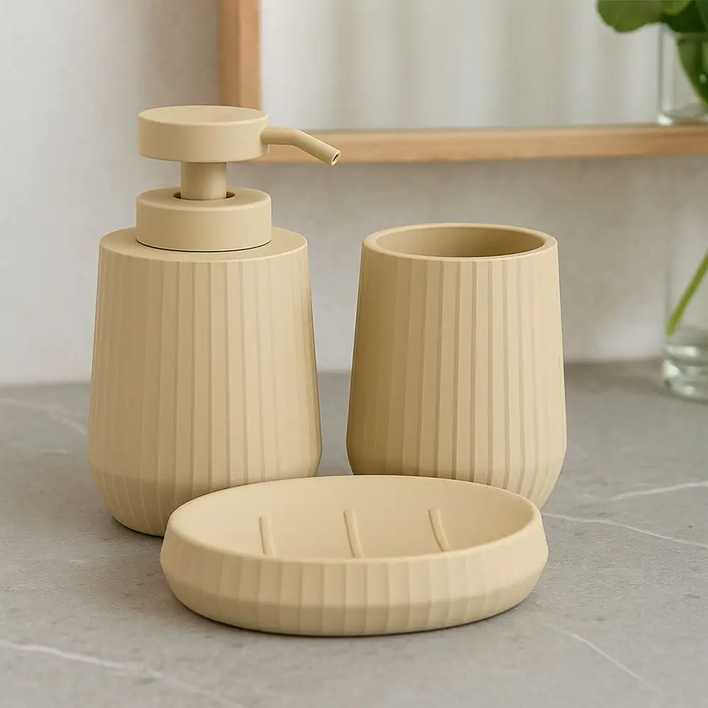 DISPENSER ΠΟΛΥΕΣΤΕΡΙΚΟ ΜΠΕΖ ΜΕ ΡΙΓΕΣ 9x9x14,3εκ. - Ankor 850457